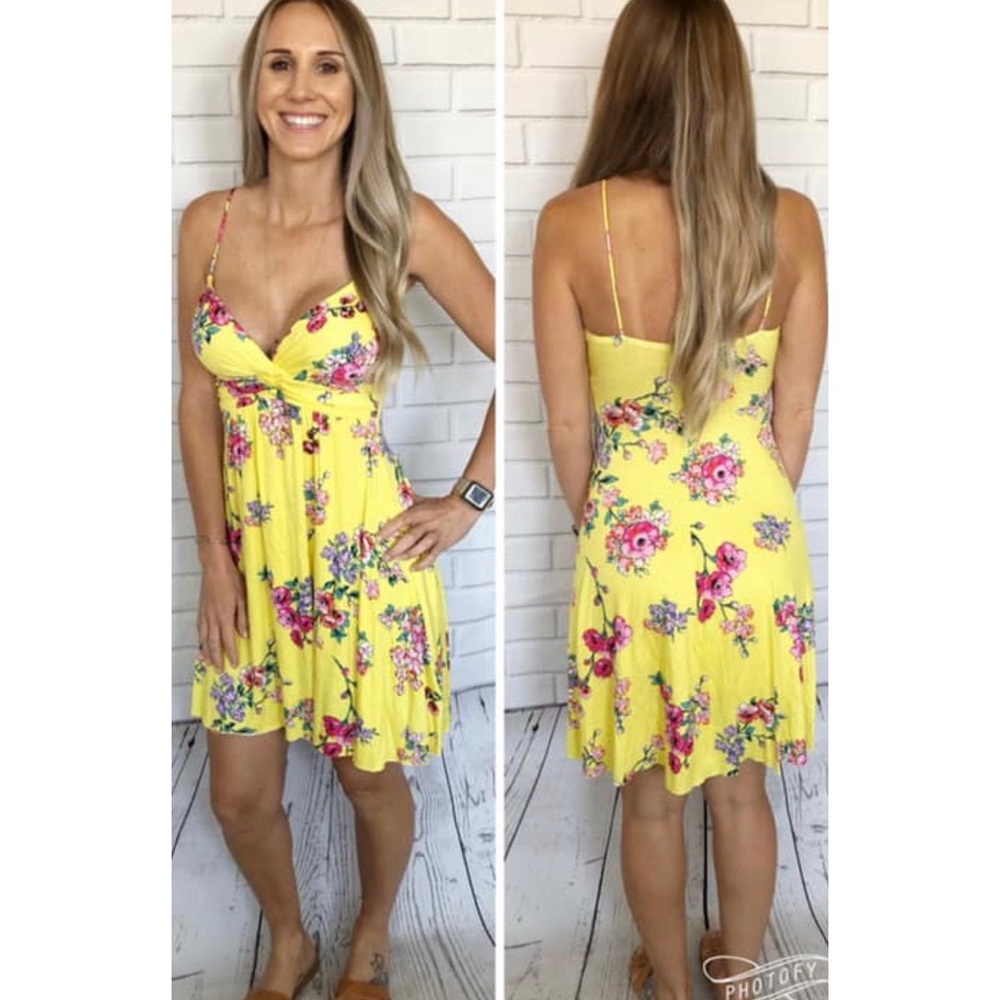 Floral cami boutique dress